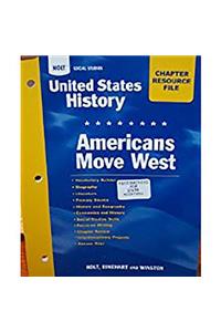 Crf Am Move West Hss: Us Hist 2006