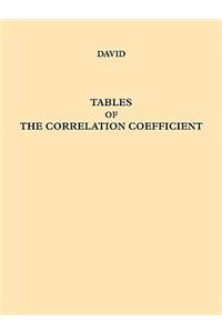 Tables of the Ordinates and Probability Integral of the Distribution of the Correlation Coefficient in Small Samples