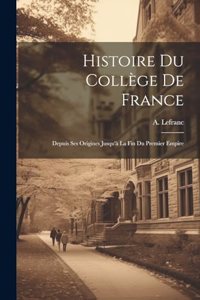 Histoire du Collège de France