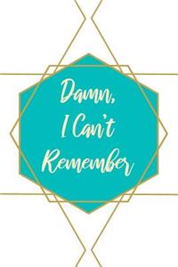 Damn I Can't Remember