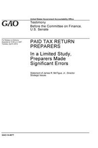 Paid Tax Return Preparers