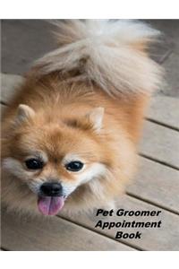 Pet Groomer Appointment Book