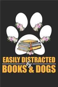 Easily Distracted By Books & Dogs