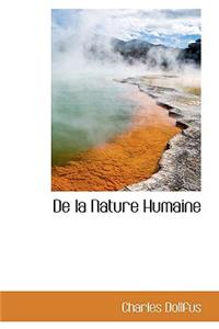 de La Nature Humaine