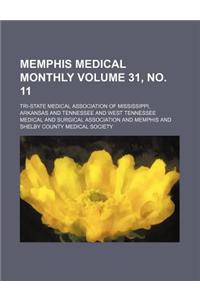 Memphis Medical Monthly Volume 31, No. 11