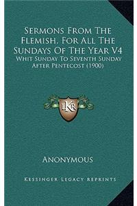 Sermons from the Flemish, for All the Sundays of the Year V4