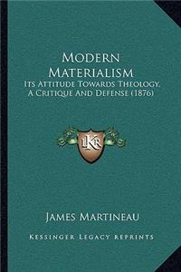 Modern Materialism