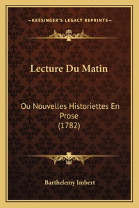 Lecture Du Matin