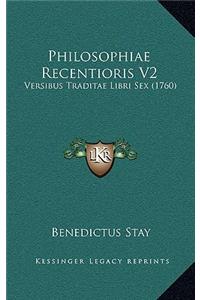 Philosophiae Recentioris V2