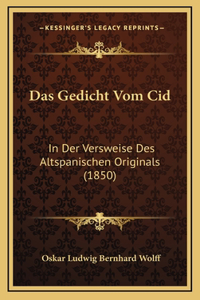 Das Gedicht Vom Cid