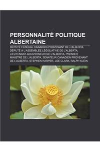 Personnalite Politique Albertaine