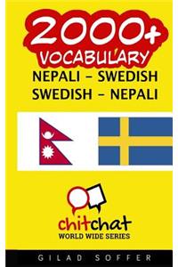 2000+ Nepali - Swedish Swedish - Nepali Vocabulary