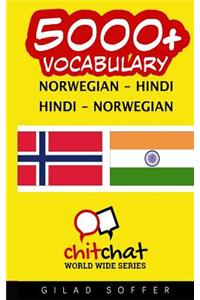 5000+ Norwegian - Hindi Hindi - Norwegian Vocabulary