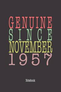 Genuine Since November 1957