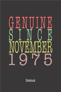 Genuine Since November 1975