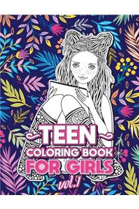 Teen Coloring Books for Girls