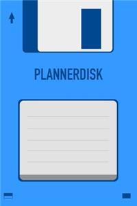 Blue Plannerdisk Floppy Disk 3.5 Diskette Weekly 2020 Planner [6x9]