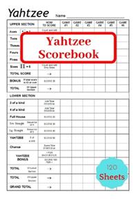 Yahtzee Scorebook