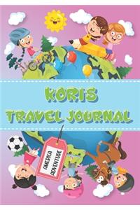 Kori's Travel Journal: Personalised Awesome Activities Book for USA Adventures