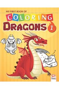 My first book of coloring - Dragons 1