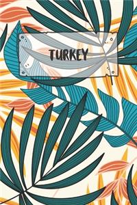 Turkey: Ruled Travel Diary Notebook or Journey Journal - Lined Trip Pocketbook for Men and Women with Lines