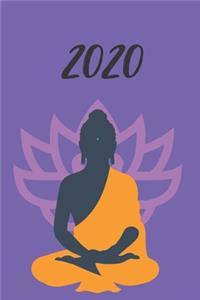 2020 dicker Tagebuch Kalender Buddha
