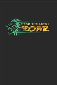 The lions roar