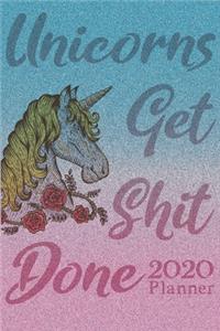 Unicorns Get Shit Done 2020 Planner