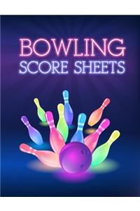 Bowling Score Sheet