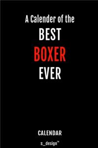 Calendar for Boxers / Boxer