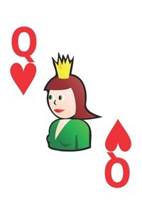 Queen Of Hearts Notebook