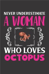 Never Underestimate A Woman Who Loves Octopus