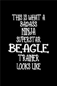 This Is What A Badass Ninja Superstar Beagle Trainer Looks Like