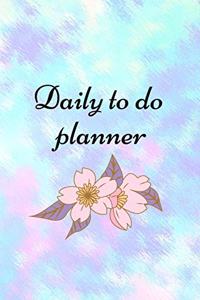 Daily to do planner