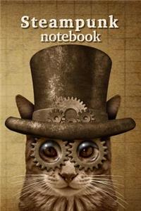 Steampunk Cat Notebook