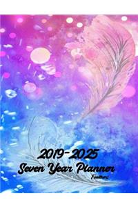 2019-2025 Feathers Seven Year Planner 8.5x11