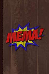 Superhero Mema Journal Notebook