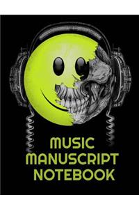 Music Manuscript Notebook