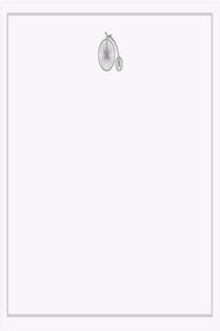 Notelets-Silver Penny Farthing