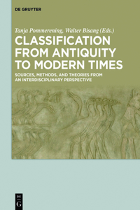 Classification from Antiquity to Modern Times