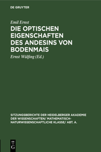 Die Optischen Eigenschaften Des Andesins Von Bodenmais