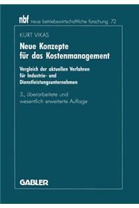 Neue Konzepte für das Kostenmanagement