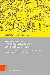 Zur Bestimmung Der Produktivitatszeit Von Ortsnamentypen