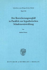 Der Bereicherungswegfall in Parallele Zur Hypothetischen Schadensentwicklung