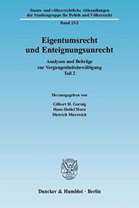 Eigentumsrecht Und Enteignungsunrecht