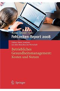 Fehlzeiten-Report 2008