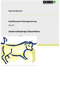 Unterrichtsskript Steuerlehre