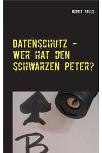 Datenschutz - Wer hat den schwarzen Peter?