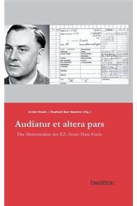 Audiatur et altera pars