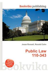 Public Law 110-343